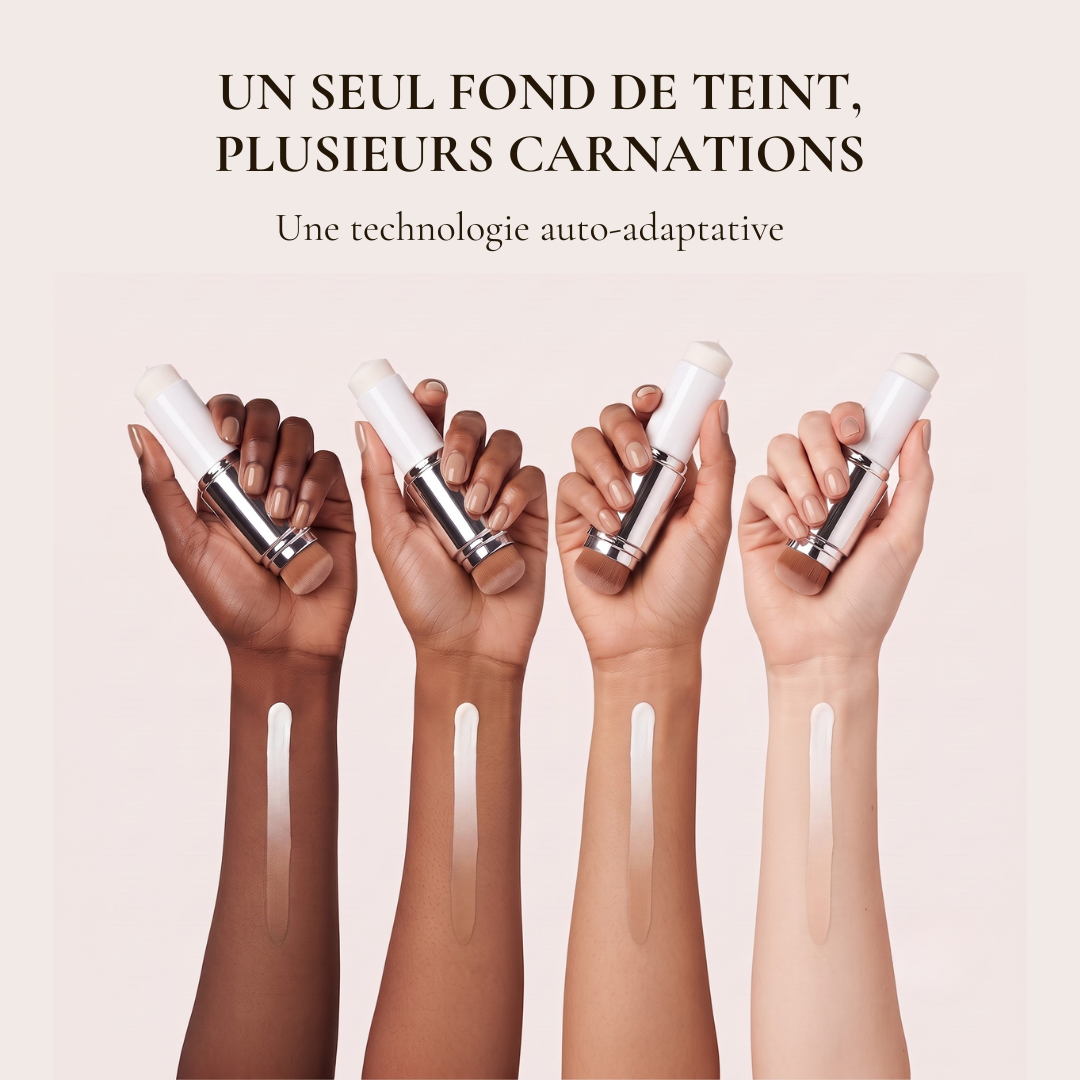 Fond de teint adaptatif avec applicateur