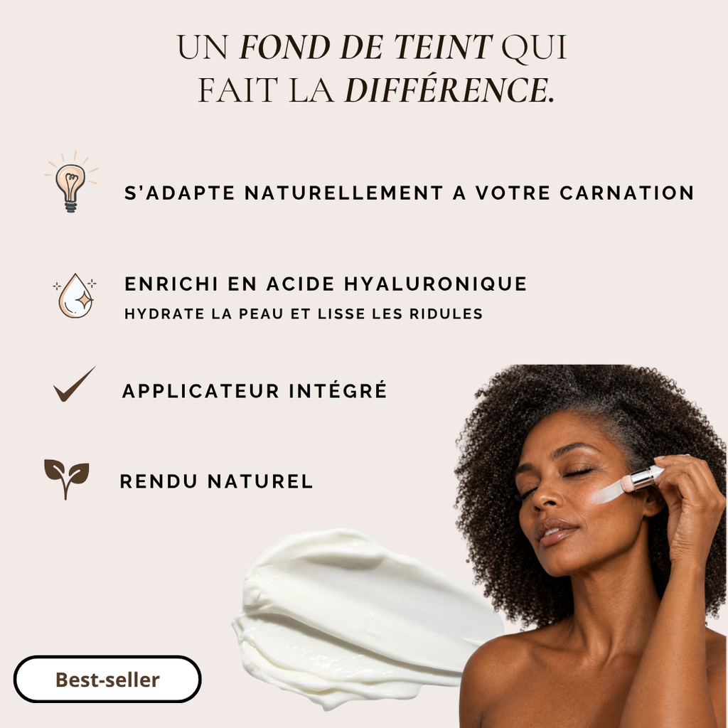 Fond de teint adaptatif avec applicateur